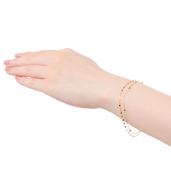 K18イエローゴールドブレスレット(RBL032)|TSUTSUMI（ジュエリーツツミ