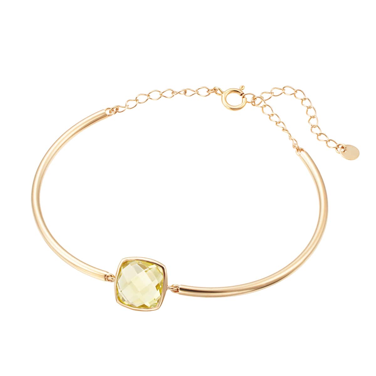 K10イエローゴールドレモンクォーツブレスレット(RBL689)|TSUTSUMI