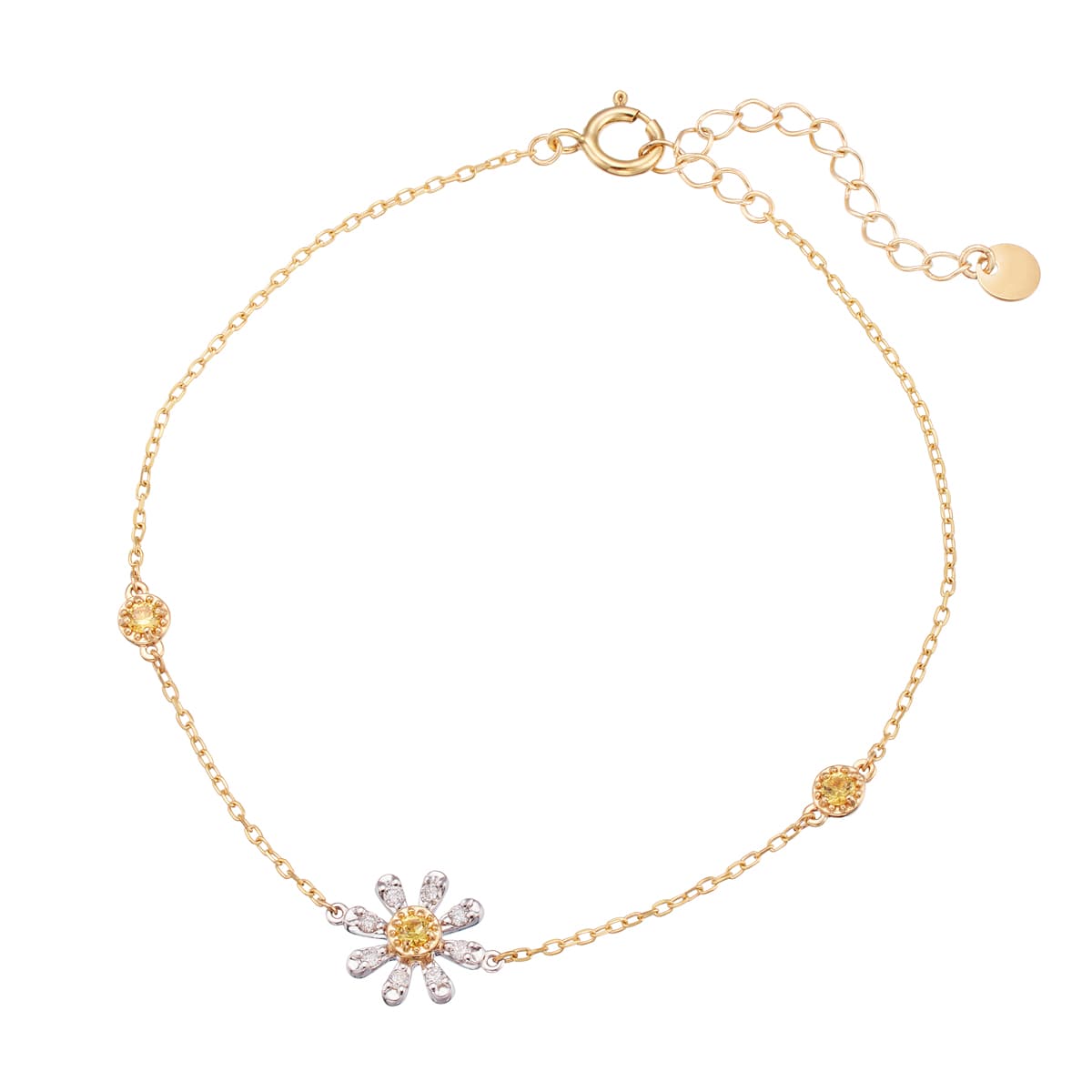 K10イエローゴールド/K10ホワイトゴールドイエローサファイア