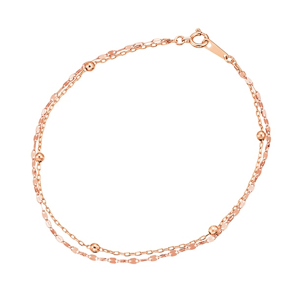 K18ピンクゴールドブレスレット(RBL556)|TSUTSUMI（ジュエリーツツミ