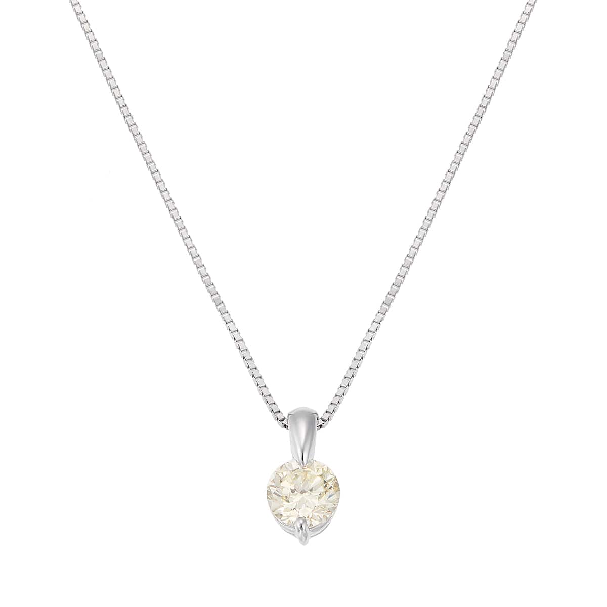 プラチナ鑑定書付ダイヤモンドネックレス（0.7カラット）(RKP147