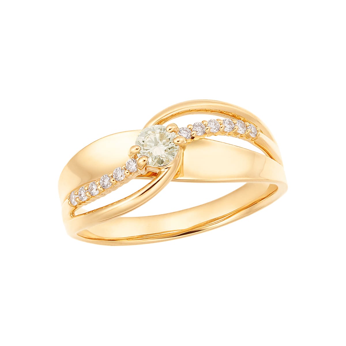 プラチナ鑑定書付ダイヤモンドリング（0.17カラット）(RKR228