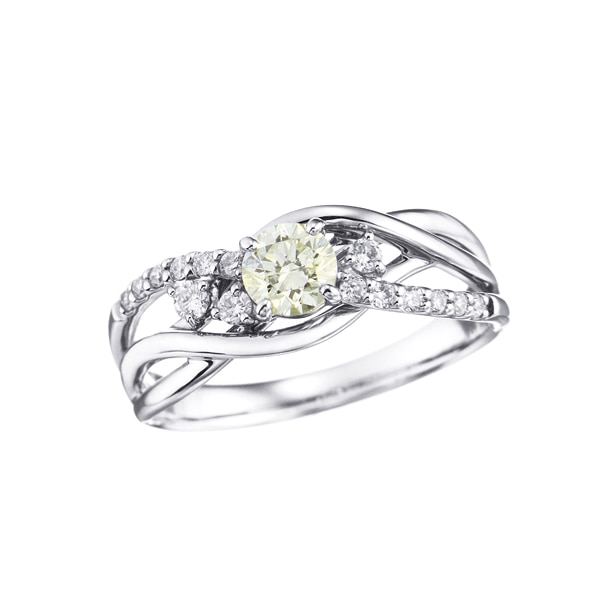 プラチナ鑑定書付ダイヤモンドリング（0.3カラット）(RKR301)|TSUTSUMI