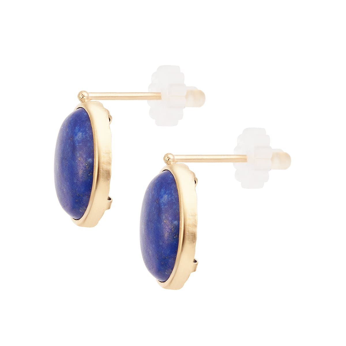 K10イエローゴールドラピスラズリピアス(RPE529-003)|TSUTSUMI