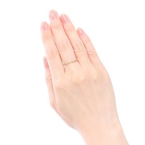 K10イエローゴールドリング(RFR125-001)|TSUTSUMI（ジュエリーツツミ