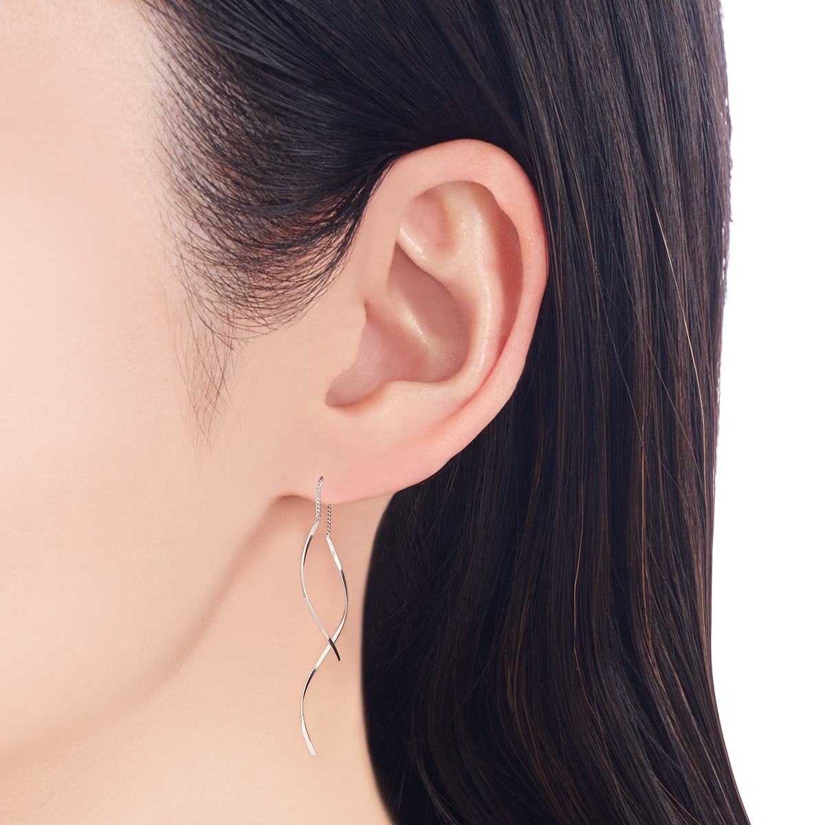 K10ホワイトゴールドピアス(RPE308-003)|TSUTSUMI（ジュエリーツツミ