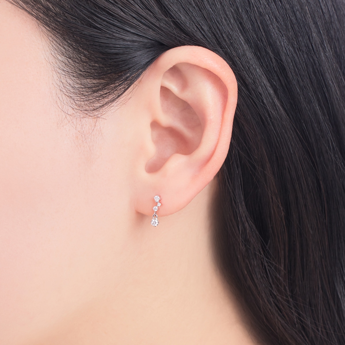 プラチナダイヤモンドピアス(RPE608-002)|TSUTSUMI（ジュエリーツツミ