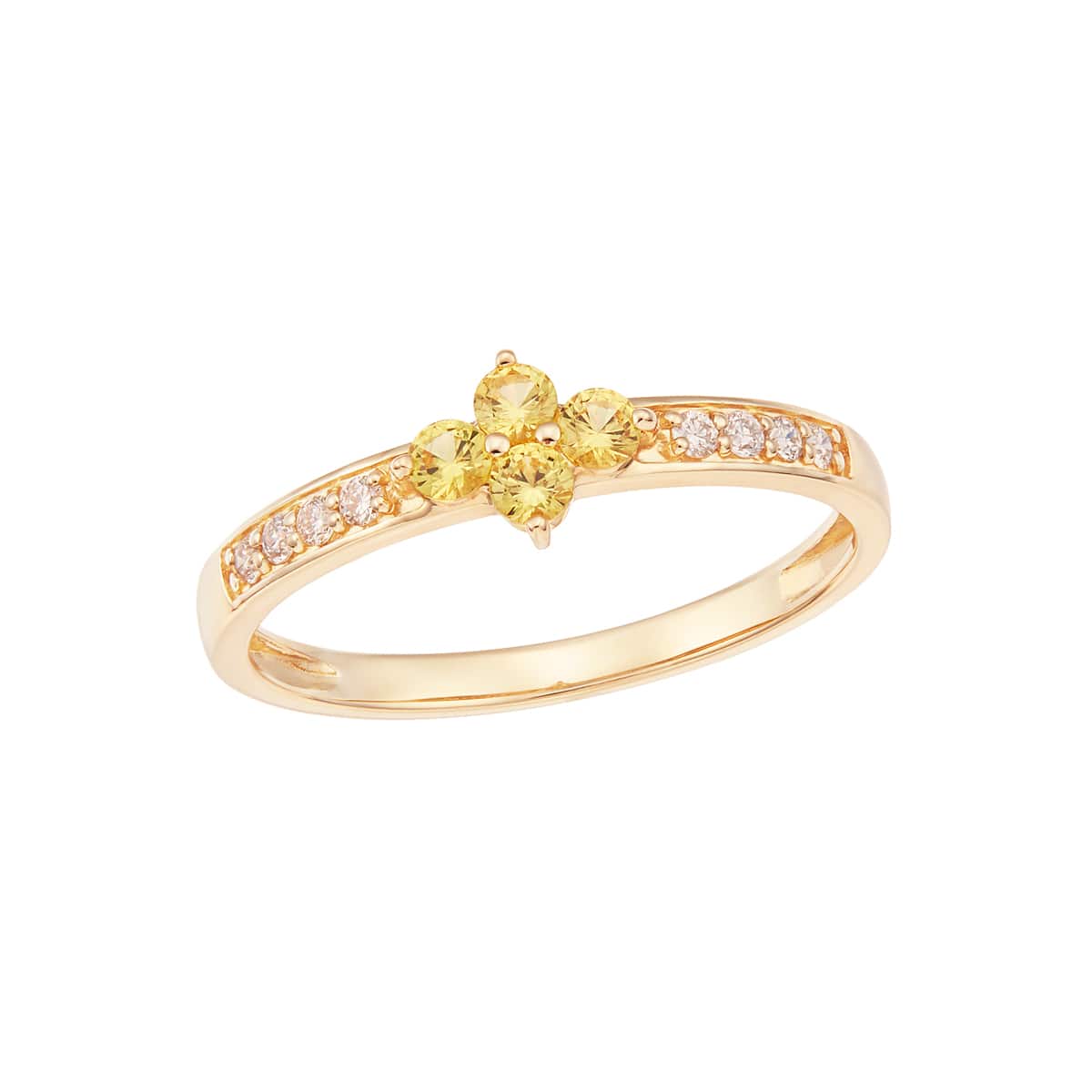 K10イエローゴールドイエローサファイアリング(RFR197-002)|TSUTSUMI