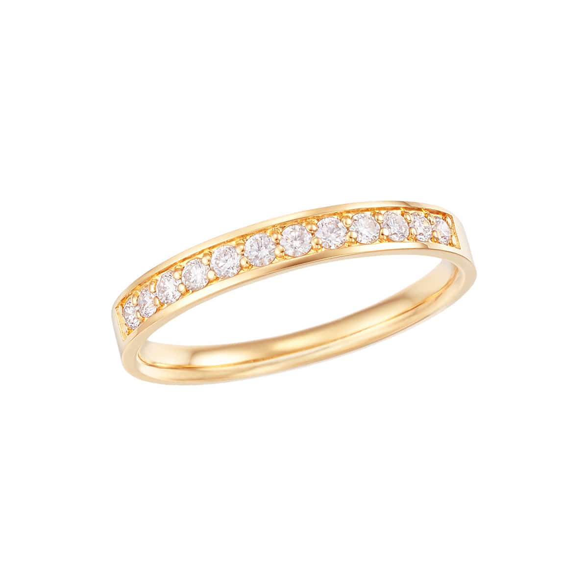 K18イエローゴールドダイヤモンドリング(RFR582-001)|TSUTSUMI