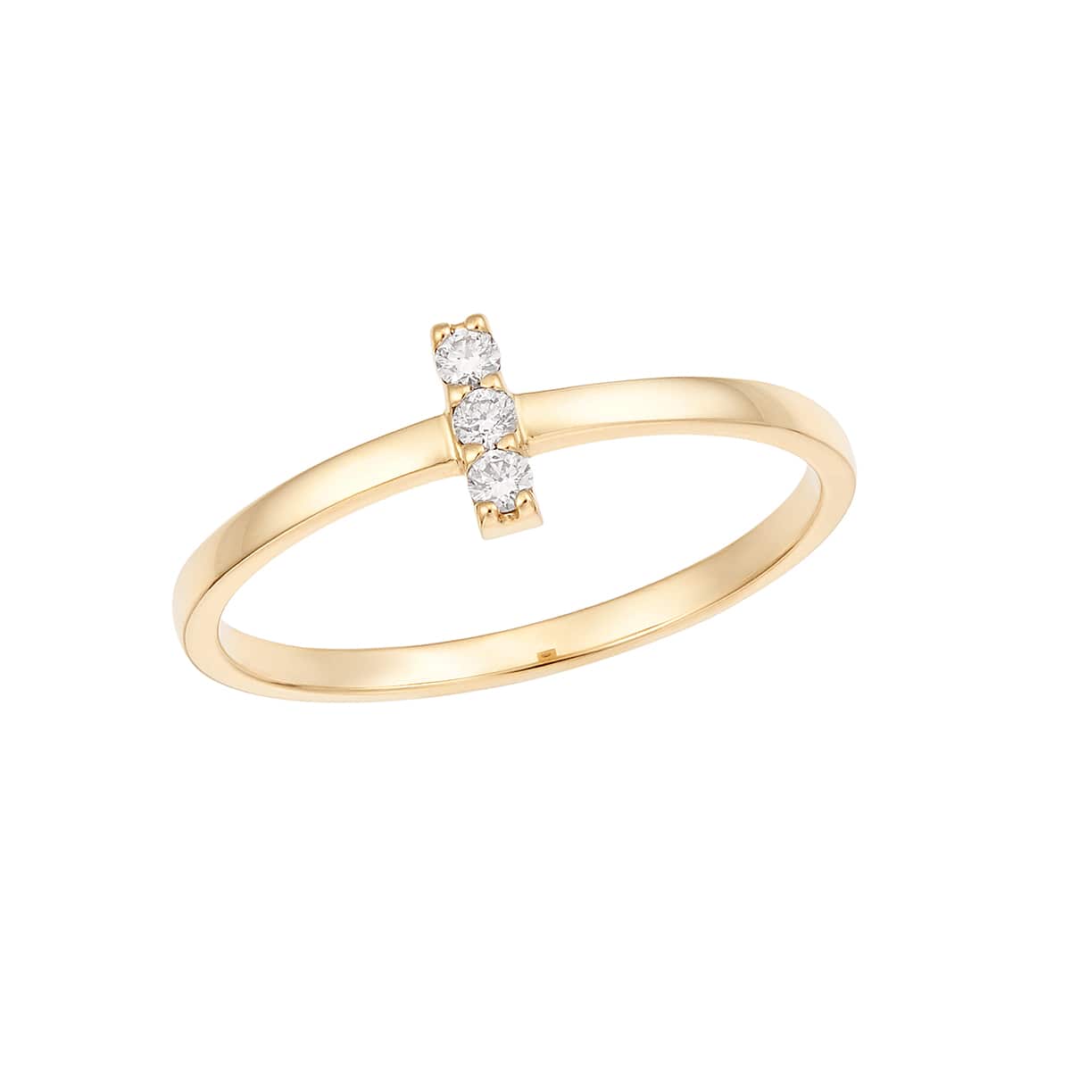 K10イエローゴールドダイヤモンドリング(RFR080-002)|TSUTSUMI