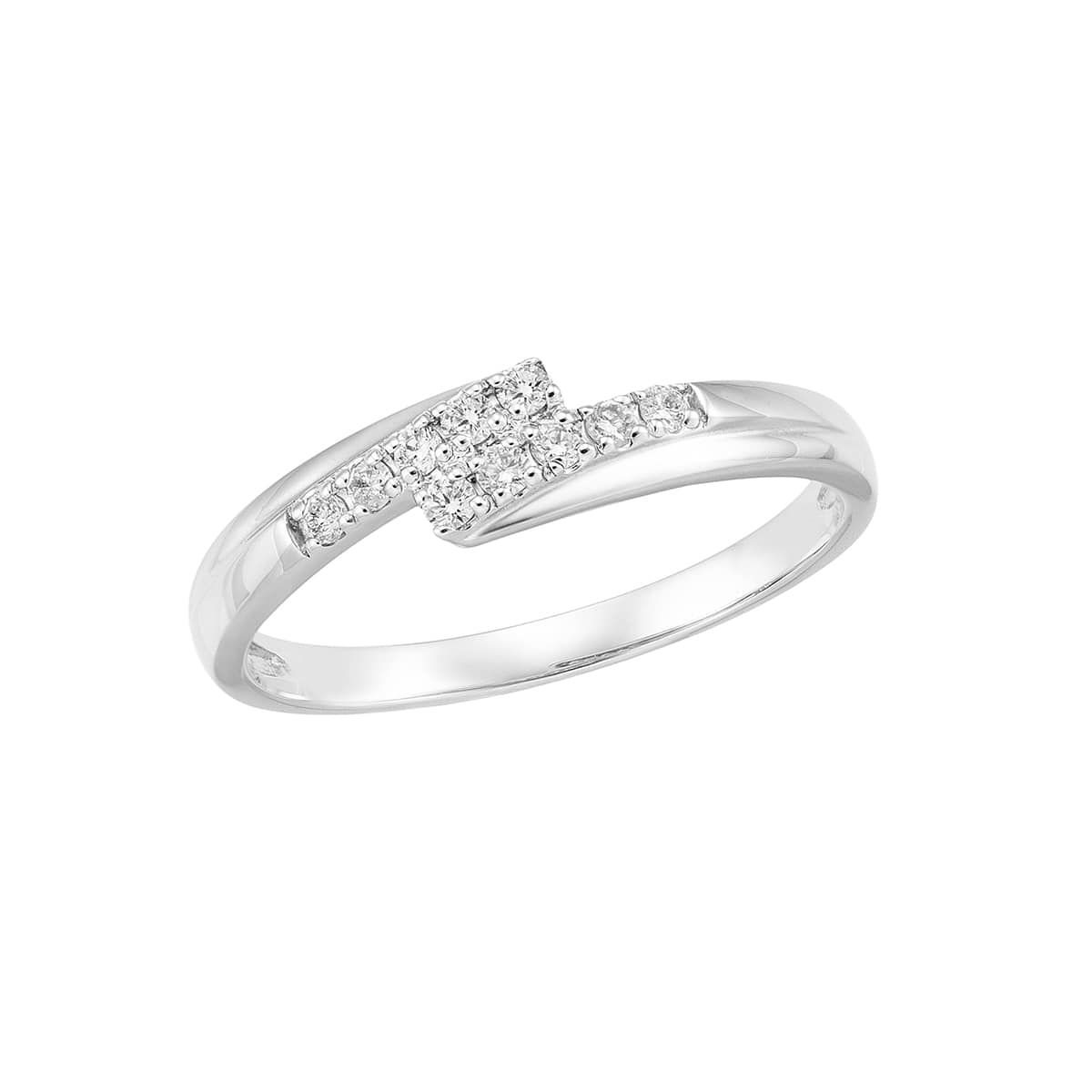 K10ホワイトゴールドエメラルドリング(RFR600)|TSUTSUMI（ジュエリー