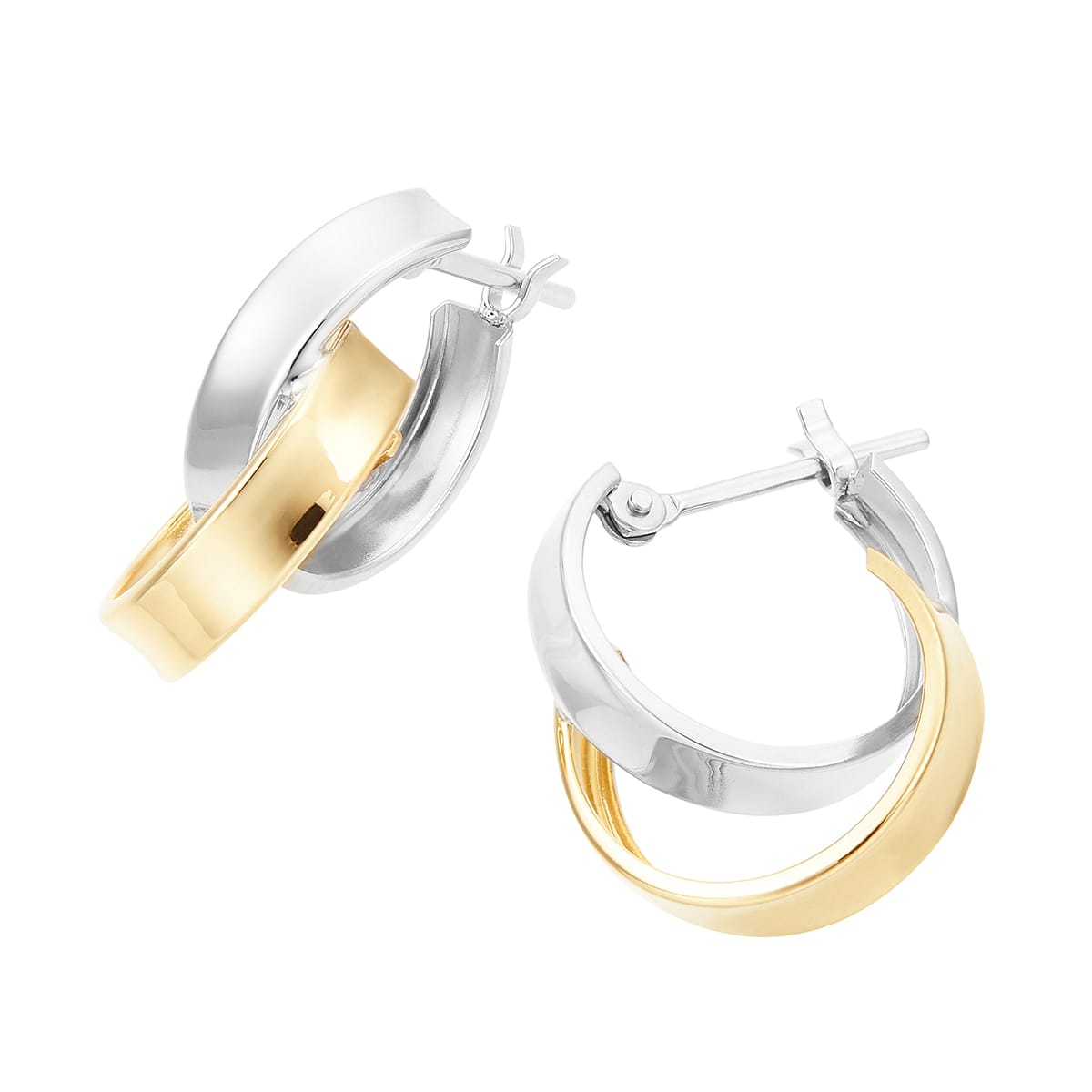 K10ホワイトゴールド/K10イエローゴールドピアス(RPE063-003)|TSUTSUMI