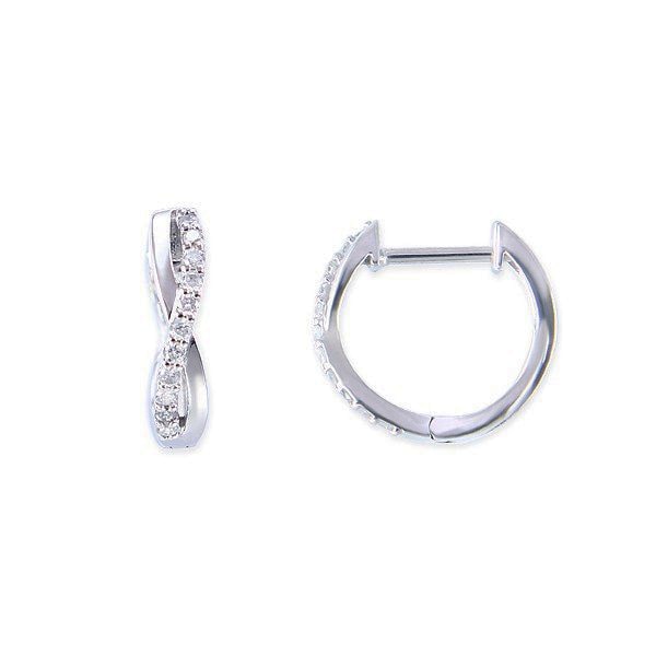 プレゼントに・自分のご褒美に】K10ホワイトゴールドダイヤモンド