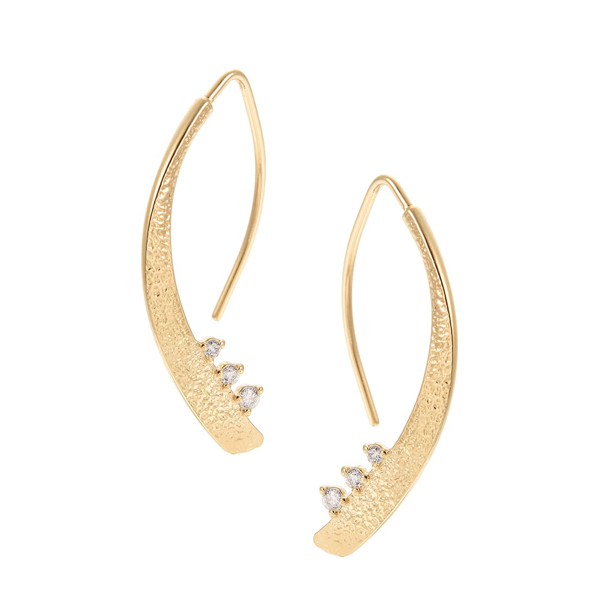 K10イエローゴールドダイヤモンドピアス(RPE453-001)|TSUTSUMI