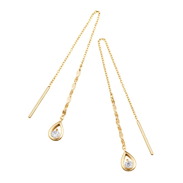 K18ホワイトゴールドダイヤモンドピアス(RPE705-001)|TSUTSUMI