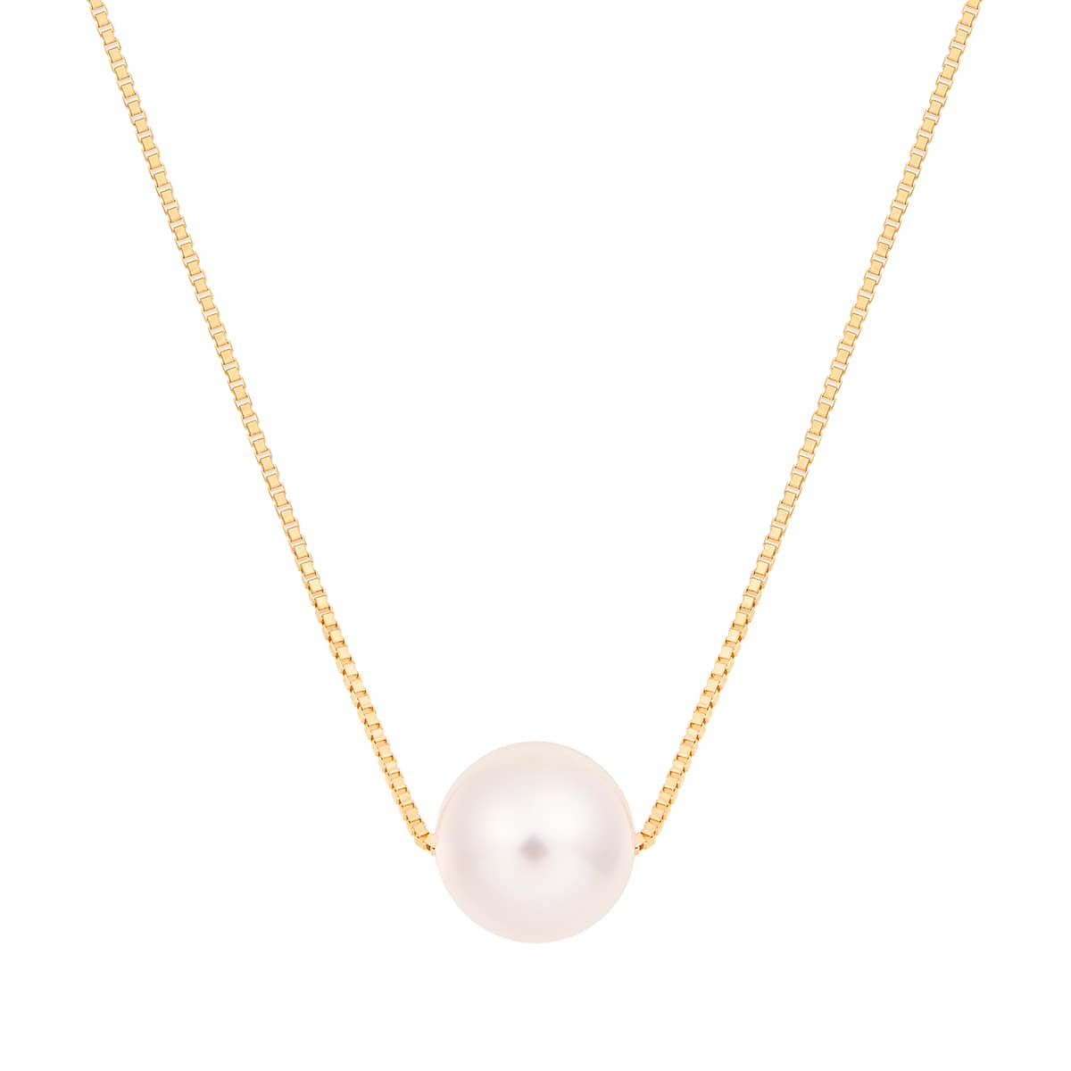 K18イエローゴールドアコヤ真珠ネックレス（8mm）(RPN250-002