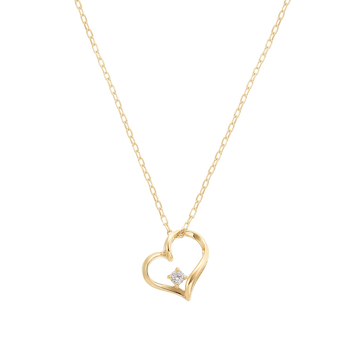 K10ピンクゴールドダイヤモンドネックレス(RPN784-001)|TSUTSUMI