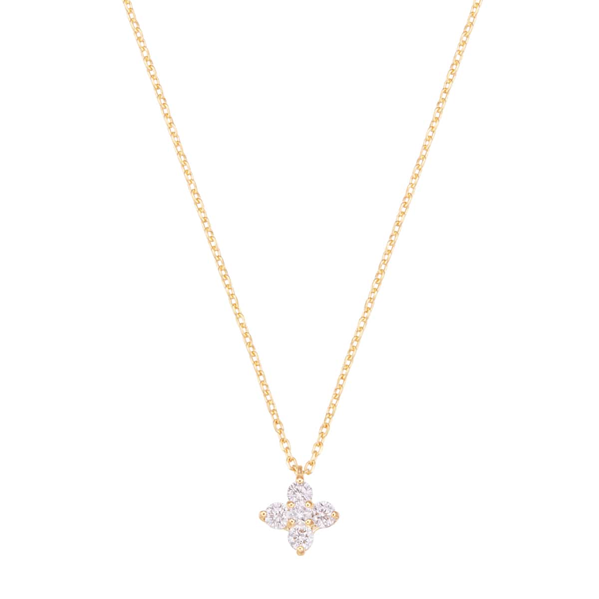 K18イエローゴールドダイヤモンドネックレス(RPN108-002)|TSUTSUMI