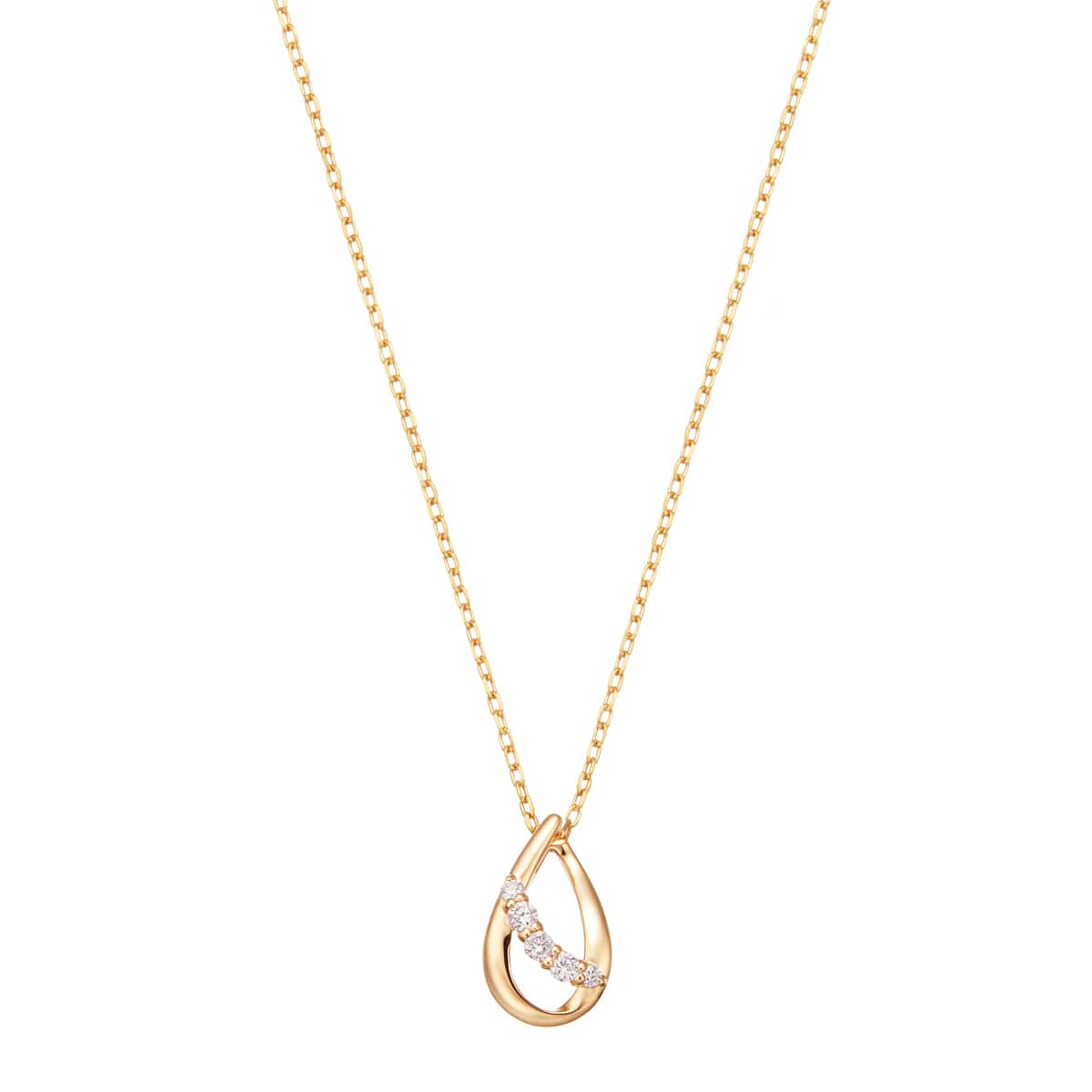 K10イエローゴールド淡水パールネックレス（5mm)(RPN149-001)|TSUTSUMI