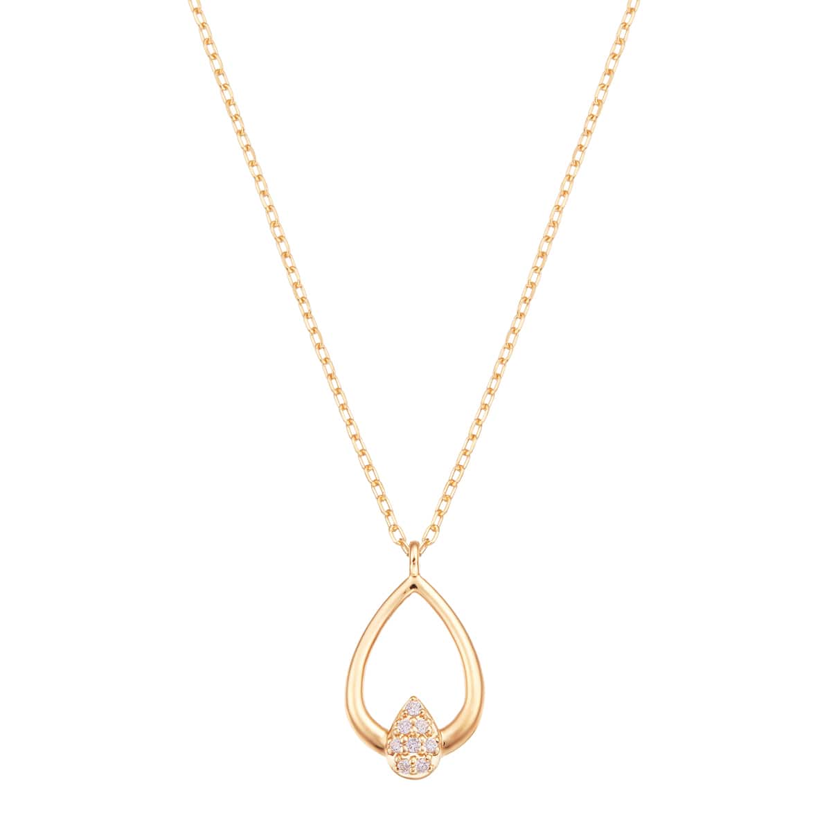 K18イエローゴールドダイヤモンドネックレス(RPN834-002)|TSUTSUMI