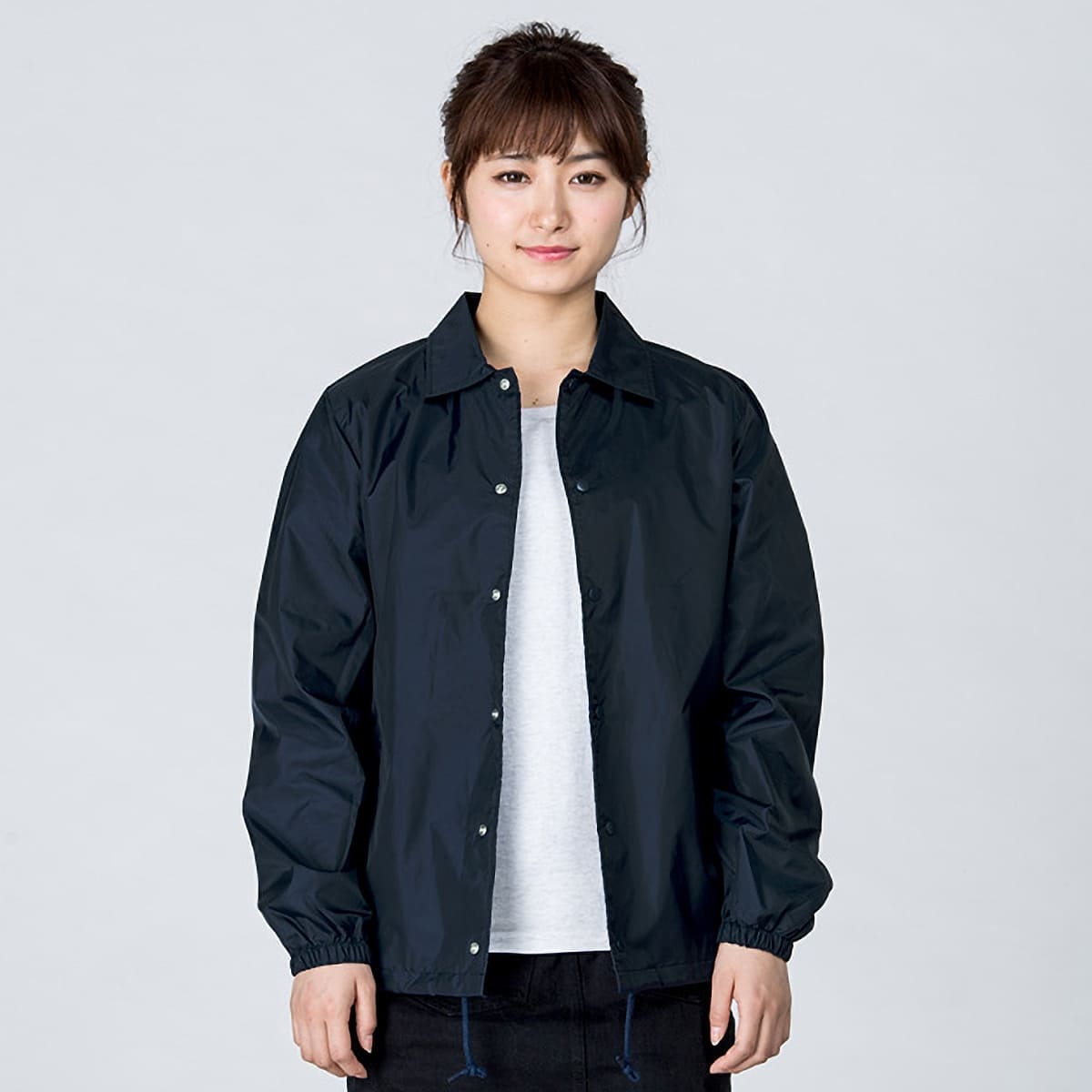 コーチジャケット | メンズ | 1枚 | 00077-CJ | ブラック – Tshirt.st