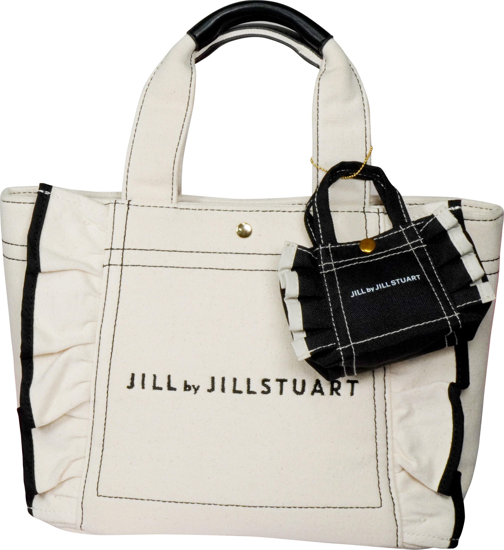 JILL by JILL STUART監修「ミニフリルトートバッグ キーホルダー」が