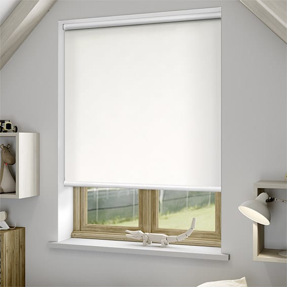 エクリプス 遮光 ホワイト ロールスクリーン