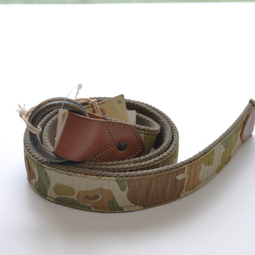 RRL （ダブルアールエル） ミリタリーカモフラージュリングベルト