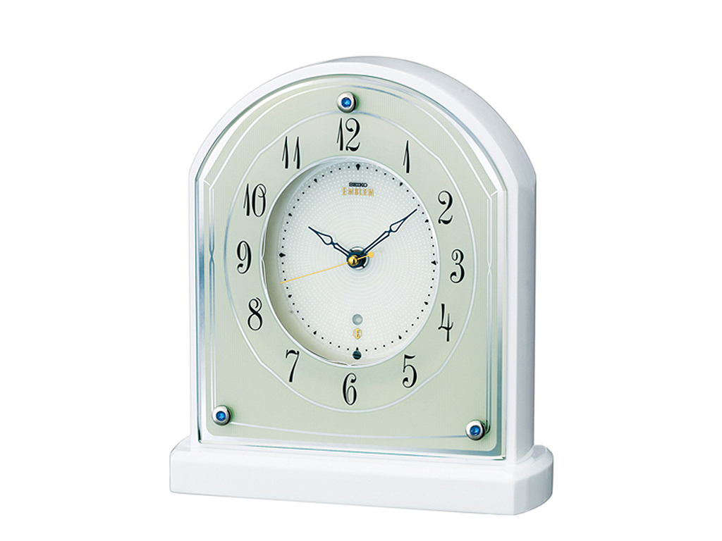 セイコー【エンブレム】シンプルモダンな電波置時計 | 静岡の宝石
