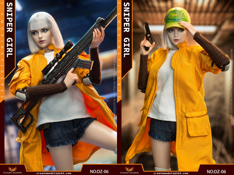 Createmodels】DZ-06 SniperGirl Lan スナイパーガール ラン 1/6