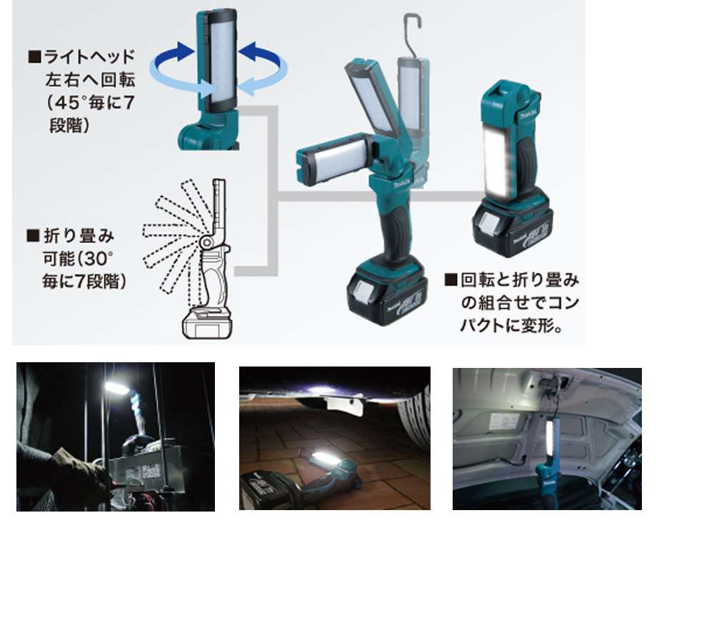 マキタ ML801 充電式LEDワークライト 本体のみ(バッテリ・充電器別売