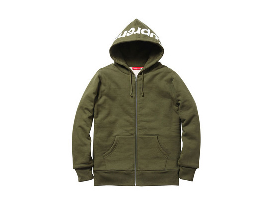 Supreme - Hood Logo Thermal Zip Up Hoodie - UG.SHAFT