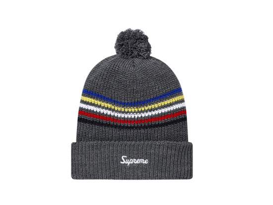 Supreme - Loose Gauge Stripe Beanie - UG.SHAFT