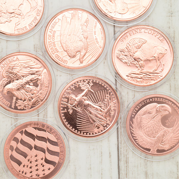 純銅 メダル コイン｜純度99.9%｜レプリカ｜インゴット｜アメリカ製