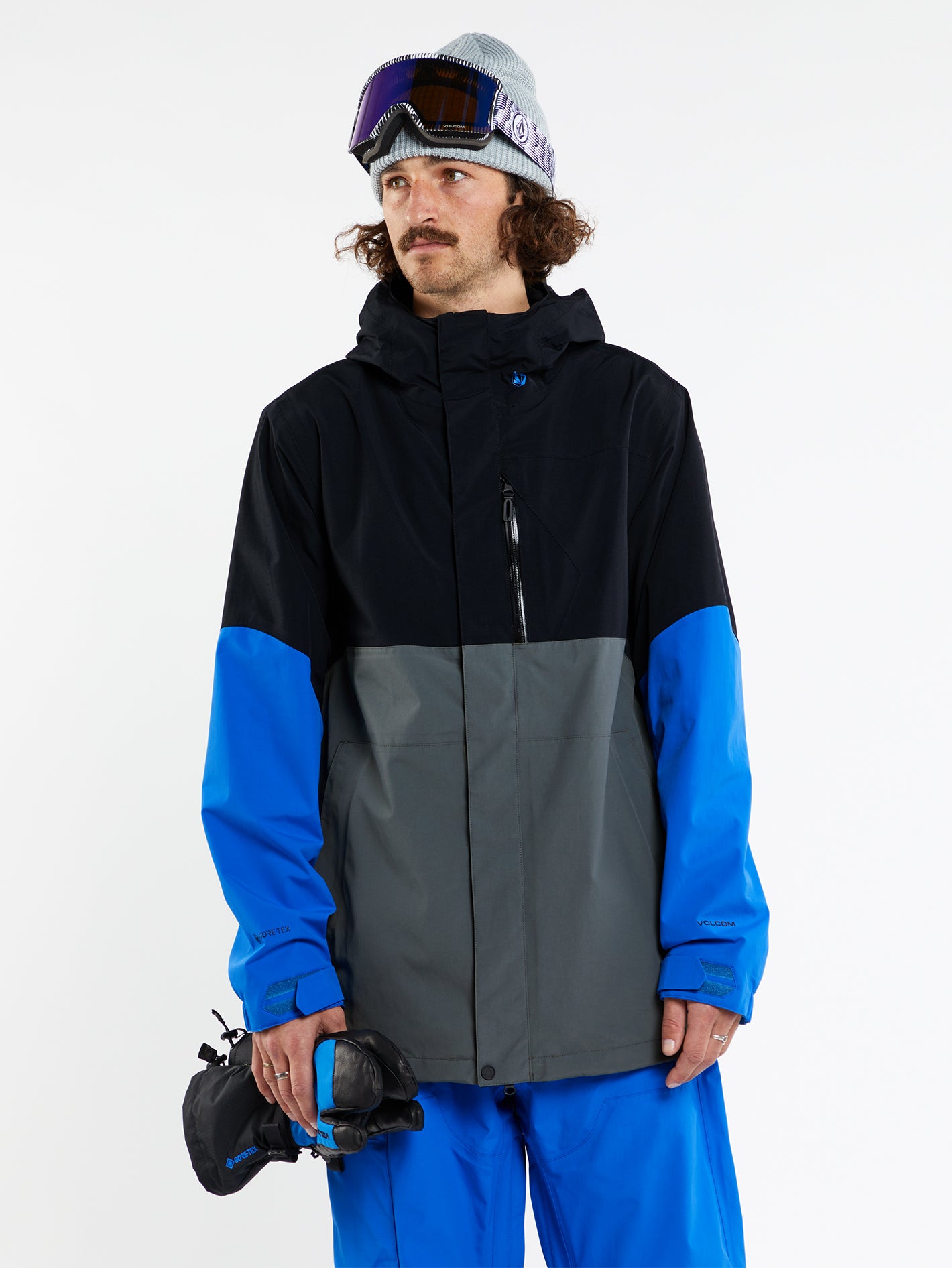 L Gore-Tex Jacket - ELECTRIC BLUE - Men - Volcom EU – Volcom Europe