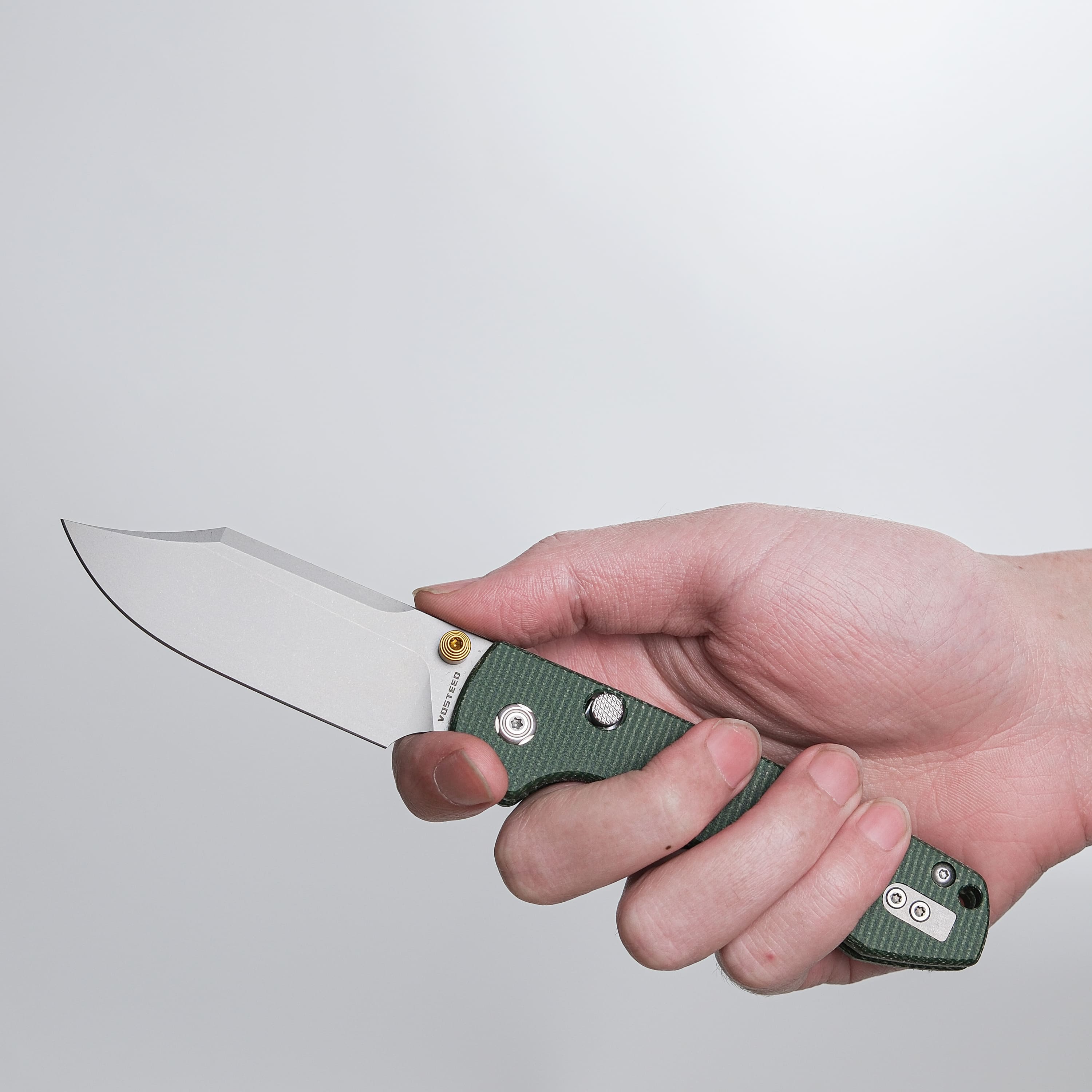 Raccoon Top Liner Lock | Nitro-V Micarta Folding Knife Pro