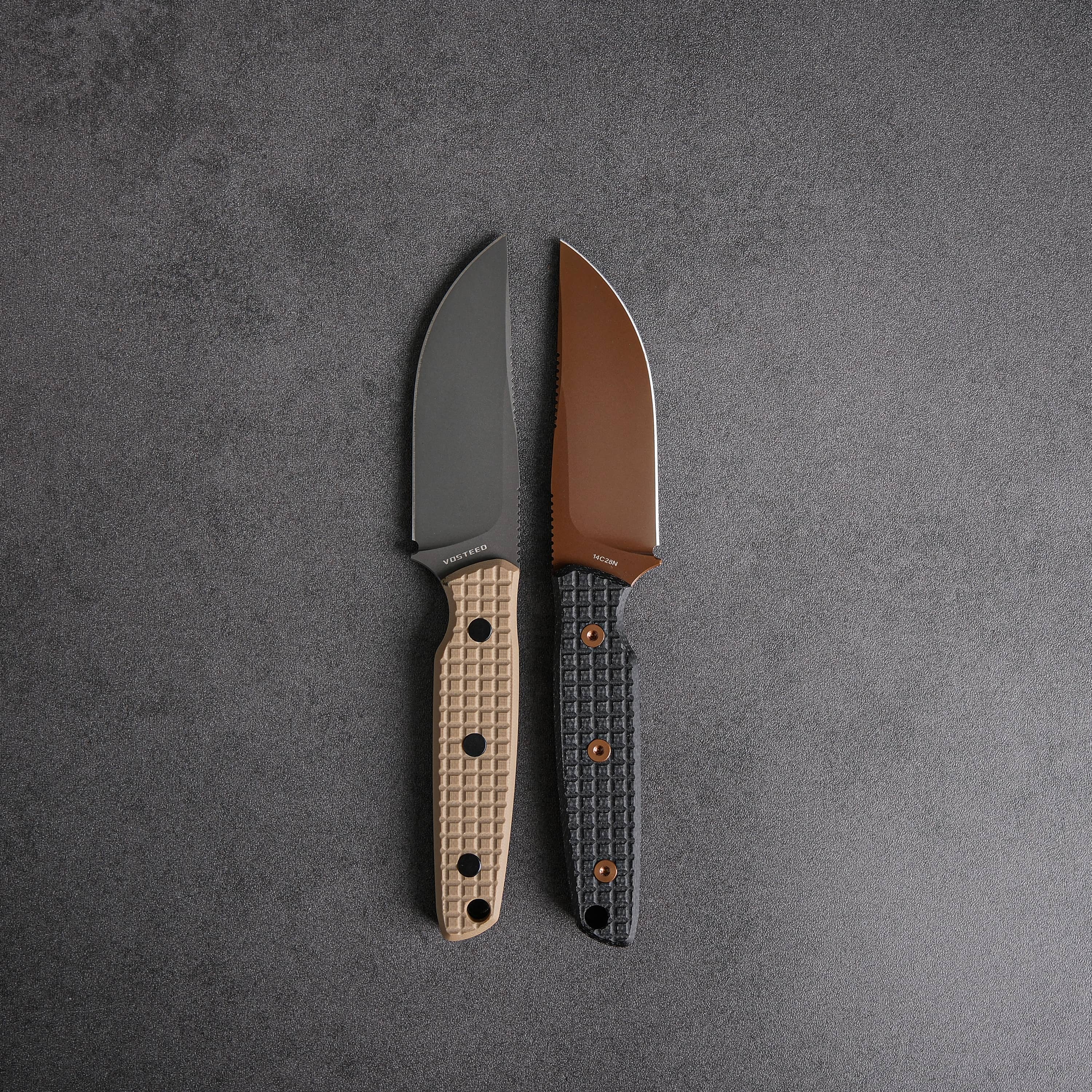 Mink Fixed Blade Knife | A Compact Camp Tool with Micarta