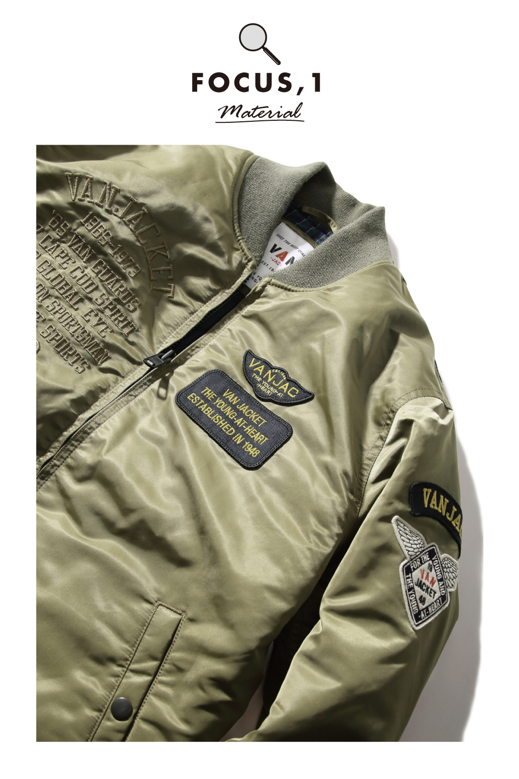 NEW PICK UP】プレミアムMA-1 - VAN STORE