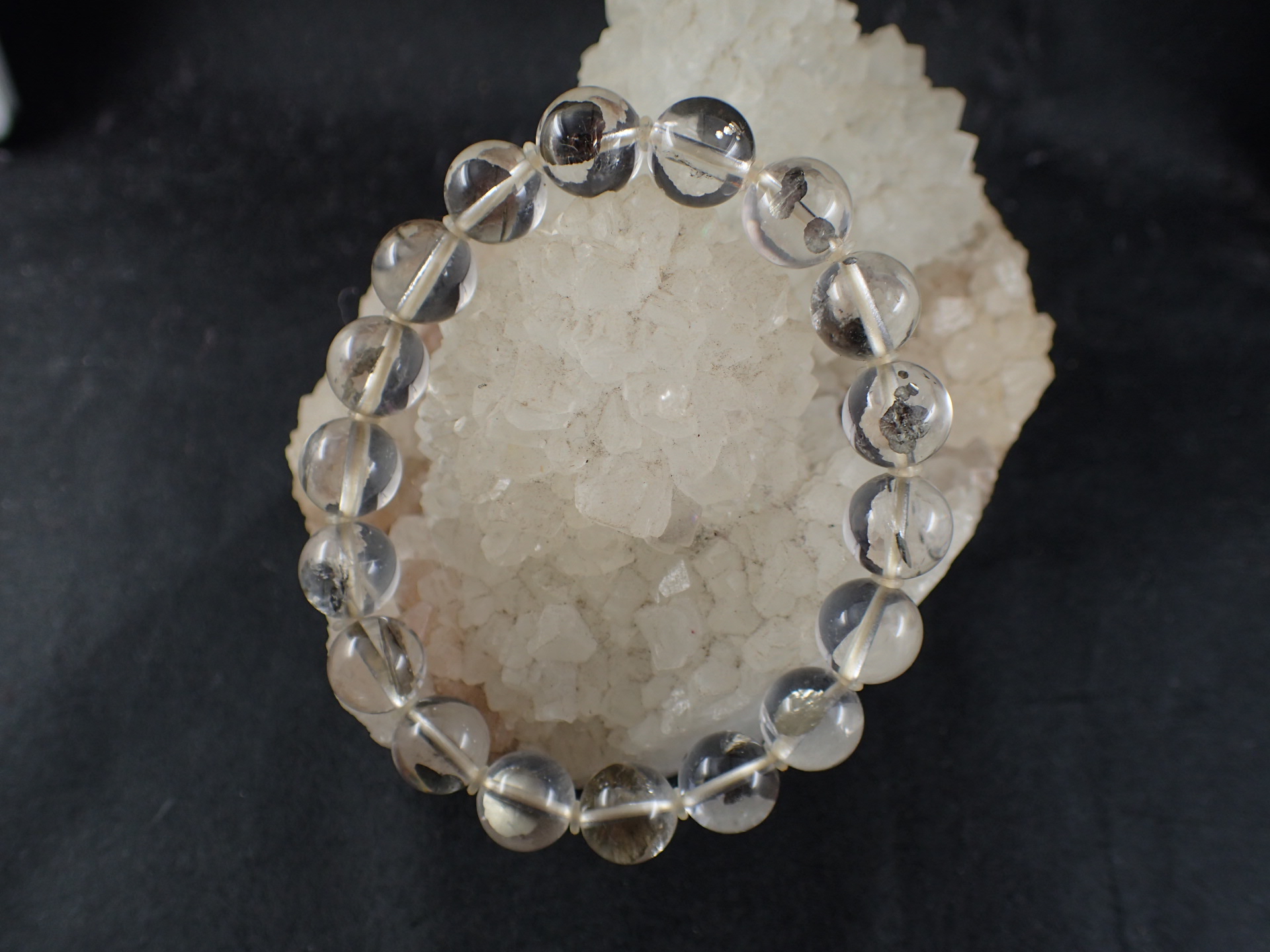 最高品質パイライトインクォーツ ブレスレット ブラジル産 ｜石の販売