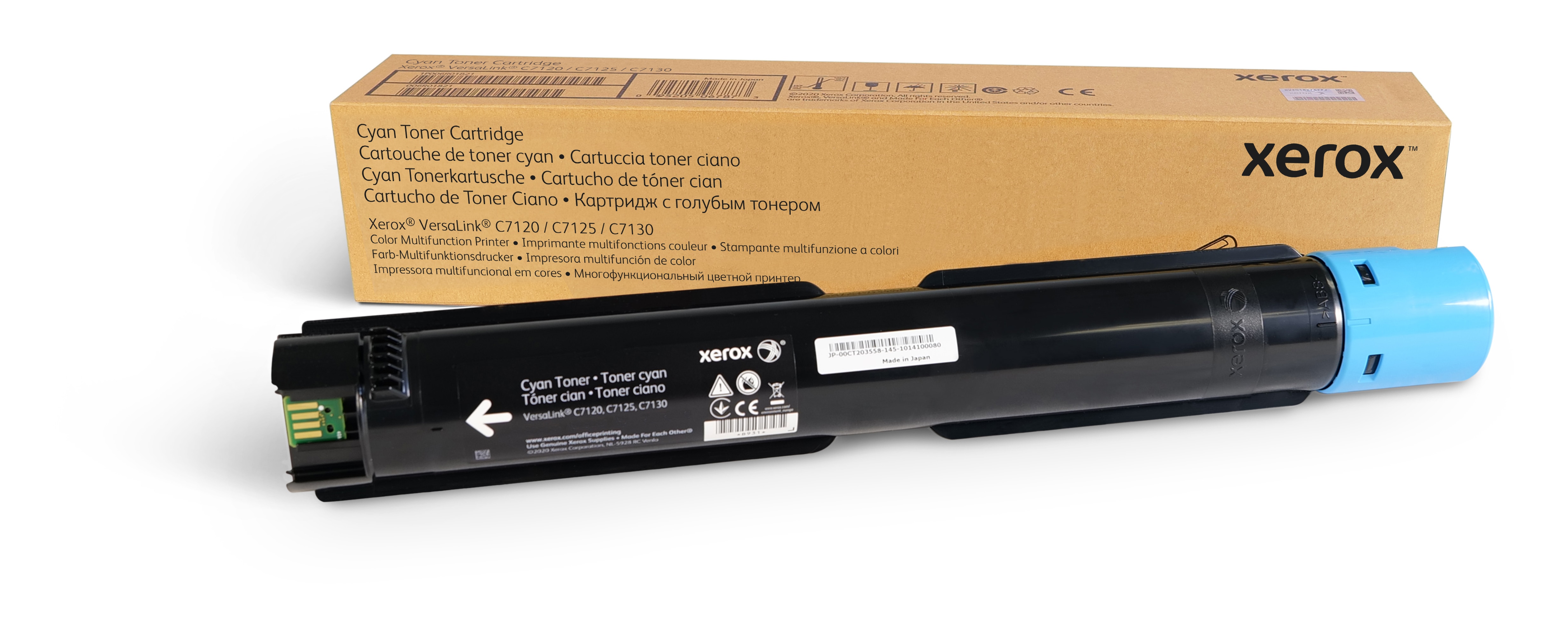 Genuine Xerox Extra High Capacity Cyan Toner Cartridge For The