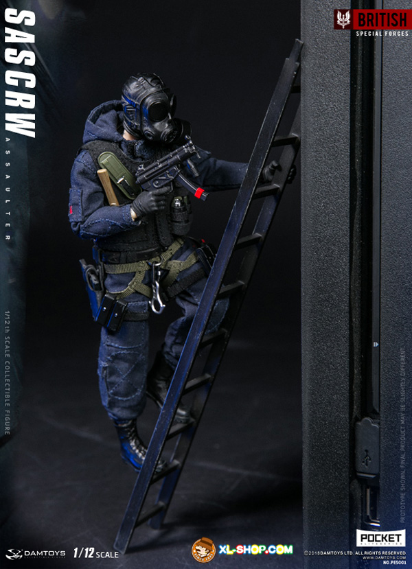 DAMTOYS - PES001 - 1/12 Pocket Elite Series: SAS CRW Assaulter