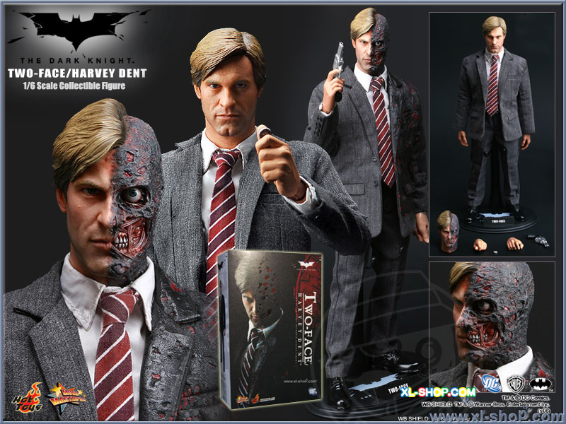 Hot Toys - MMS81 - The Dark Knight - Two Face / Harvey Dent - 1/6