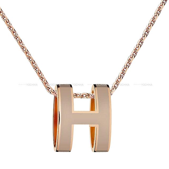 HERMES エルメス H型 チェーン ネックレス 