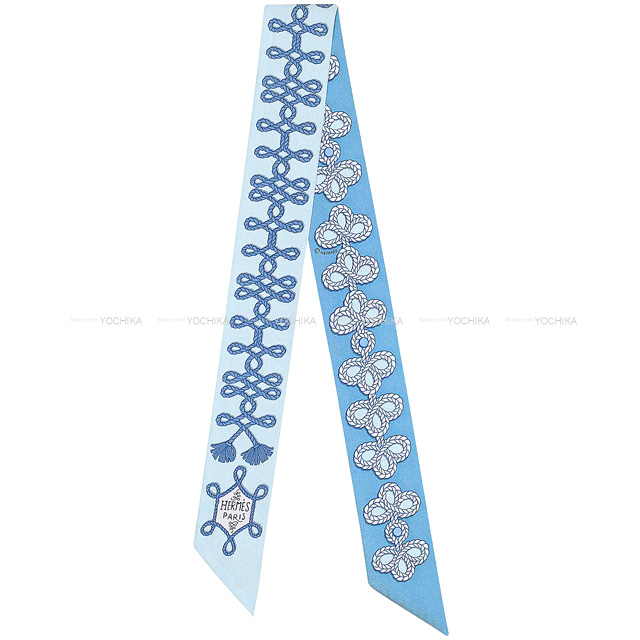 HERMES エルメス スカーフ ツイリー 飾緒とブランデンブルク飾り