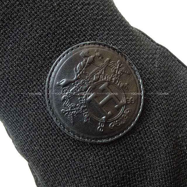 HERMES エルメス ブーツ フォンテーヌ 60 #36.5 黒 (ブラック) ニット