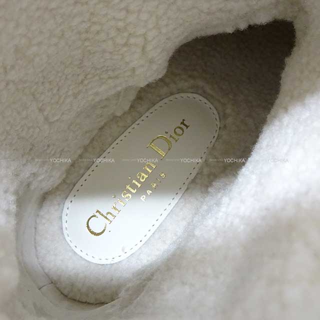 Dior ディオール ブーツ ショートブーツ フロスト ムートン オフ