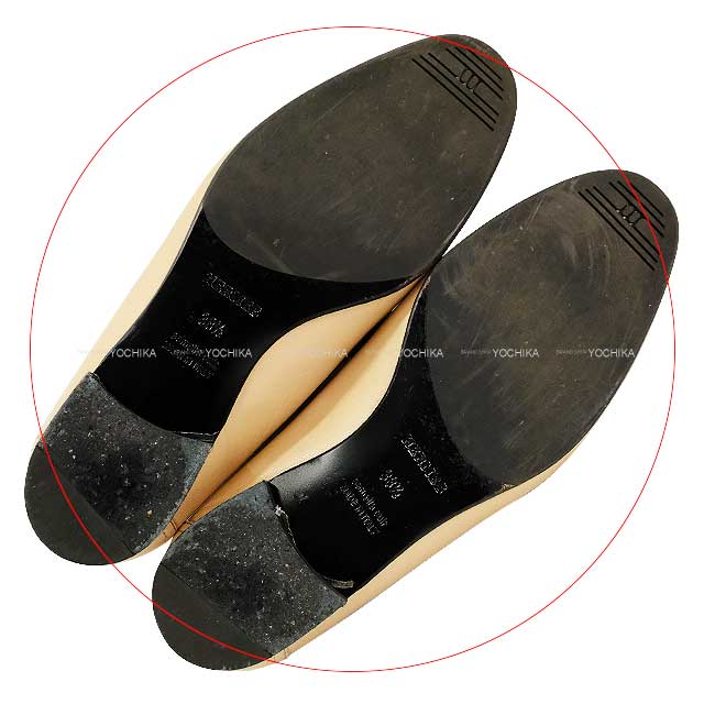 HERMES エルメス モカシン ローファー ロワイヤル フリンジ #38.5 黒