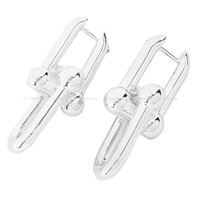 TIFFANY&Co. ティファニー ピアス ハードウェア ラージリンク シルバー