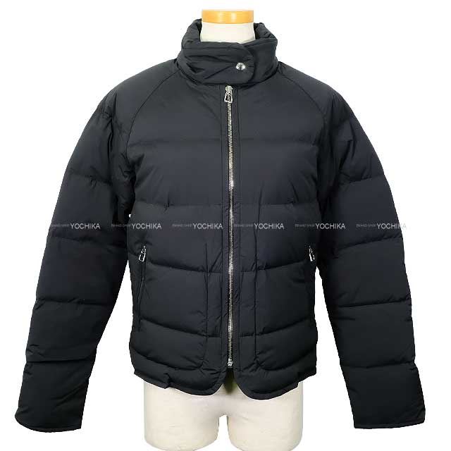 HERMES エルメス ダウンジャケット ピウミーノ 黒 (ブラック) ナイロン