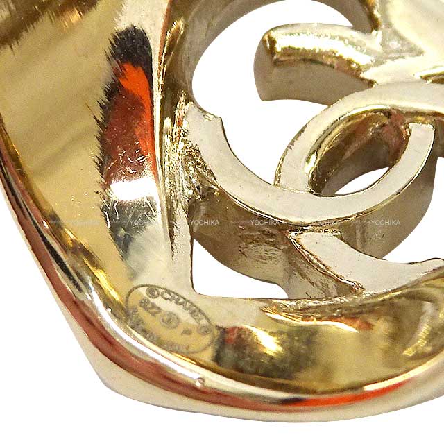 CHANEL シャネル リング・指輪 ココマーク イン ハート #52 シャンパン